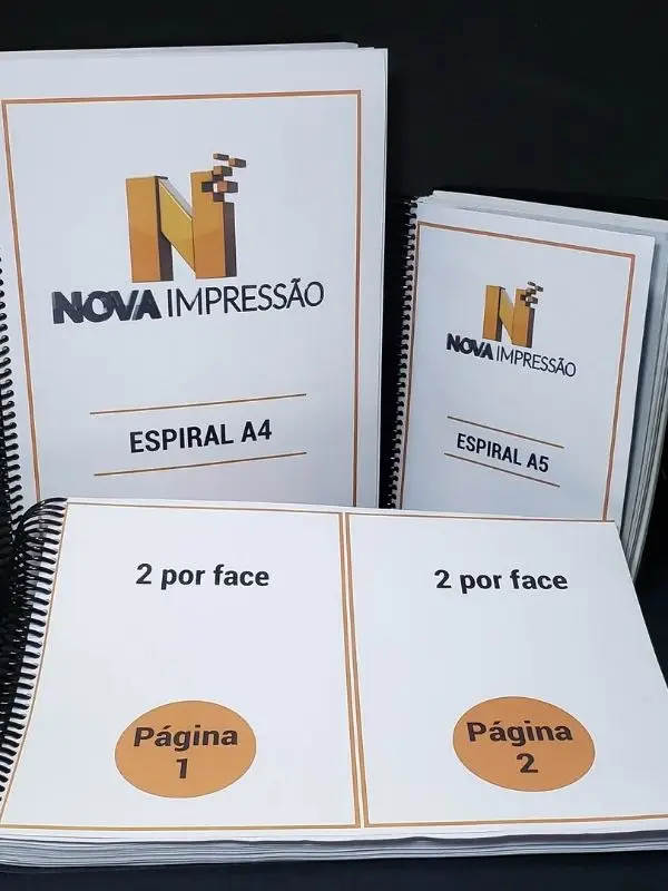 Impressão e encadernação de apostilas A4 e A5 na Asa Norte – Nova Impressão Brasília